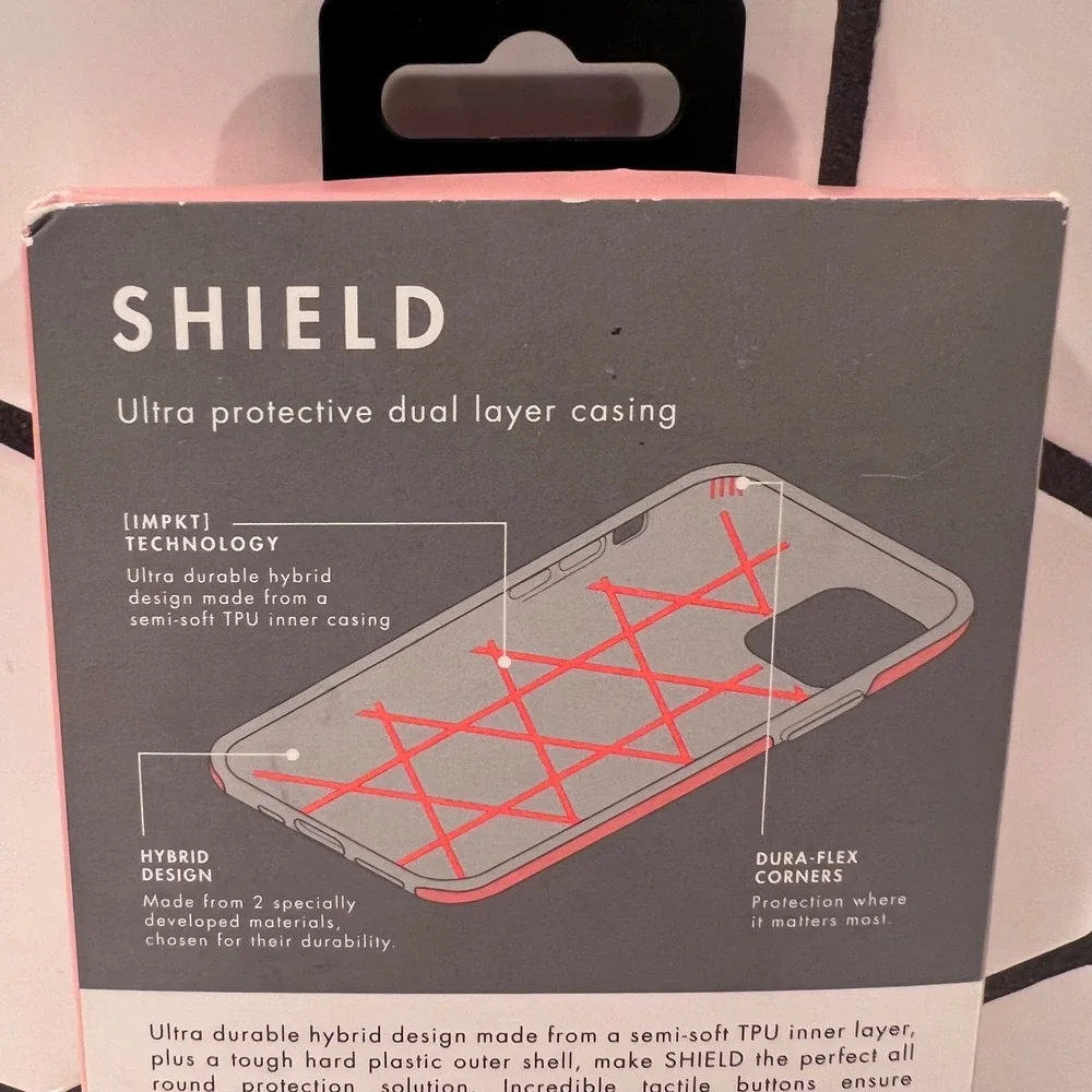 Laut Shield Phone Case Coral NEW iPhone 13 Pro Max‎ Ultra Protective Dual Layer
